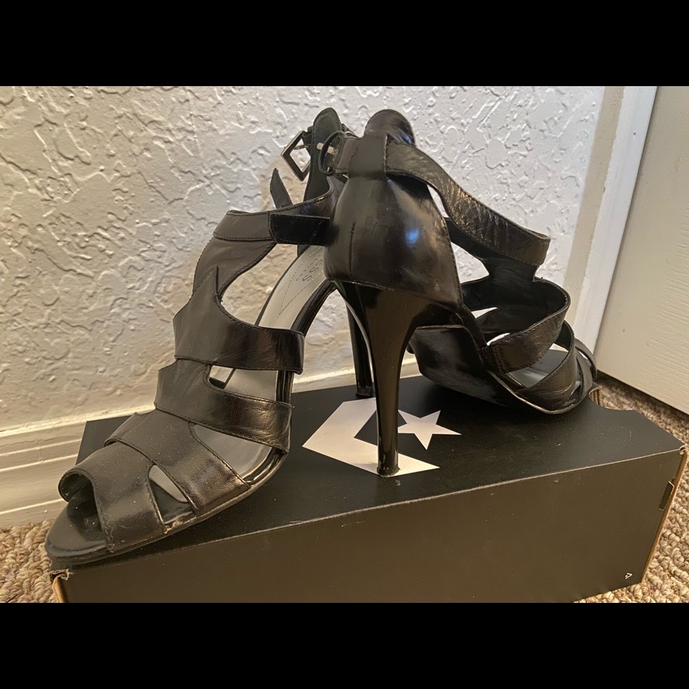 Black heel sandals GUESS